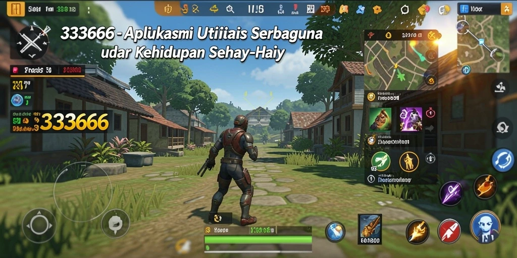 Tampilan antarmuka aplikasi 333666 yang sederhana dan fungsional.