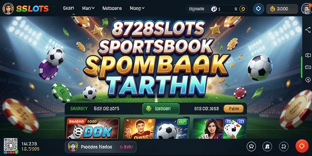 Tangkapan layar utama dari gameplay Sportsbook 8728SLOTS yang seru.