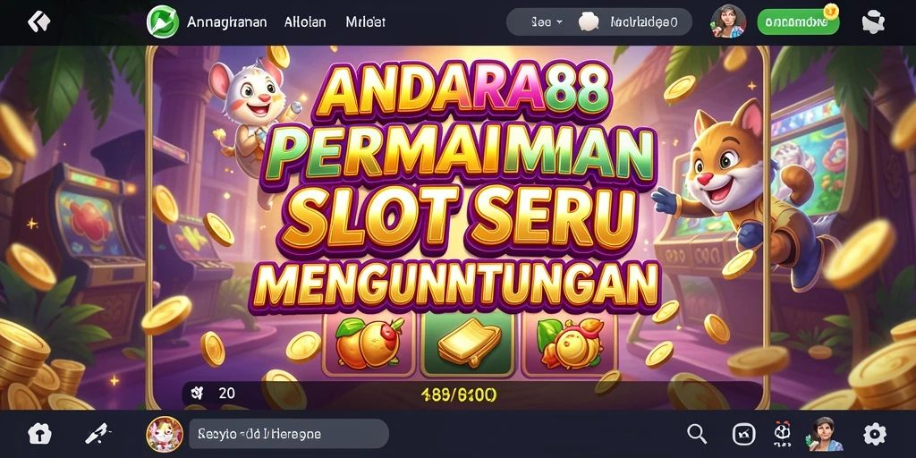Tampilan layout gameplay Slot menarik dan mengasyikkan.