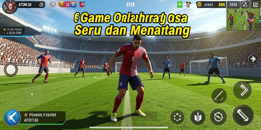 Tampilan menarik gameplay <strong>ATOM138</strong> olahraga yang seru.
