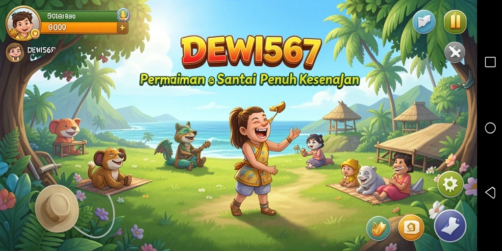 Tampilan gameplay DEWI567 yang interaktif dan menarik.