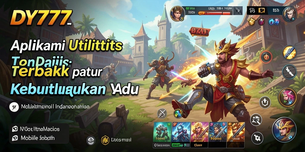 Screenshot utama DY777 dengan tampilan antarmuka yang intuitif.