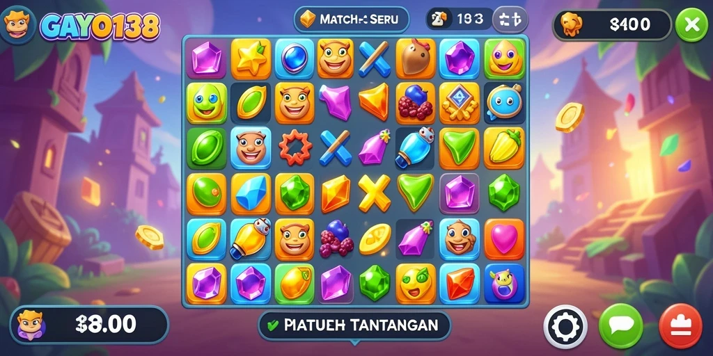 Tampilan gameplay GAYO138 yang menarik dan seru.