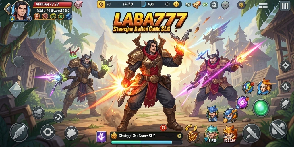 Tampilan gameplay seru dalam game SLG LABA777.