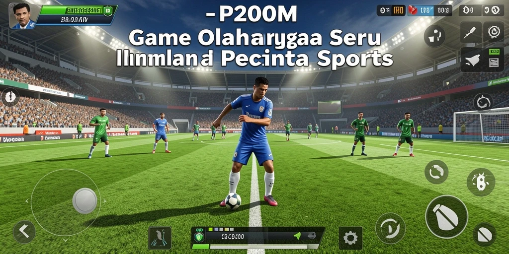 Gameplay P200M yang seru dan penuh aksi di lapangan.