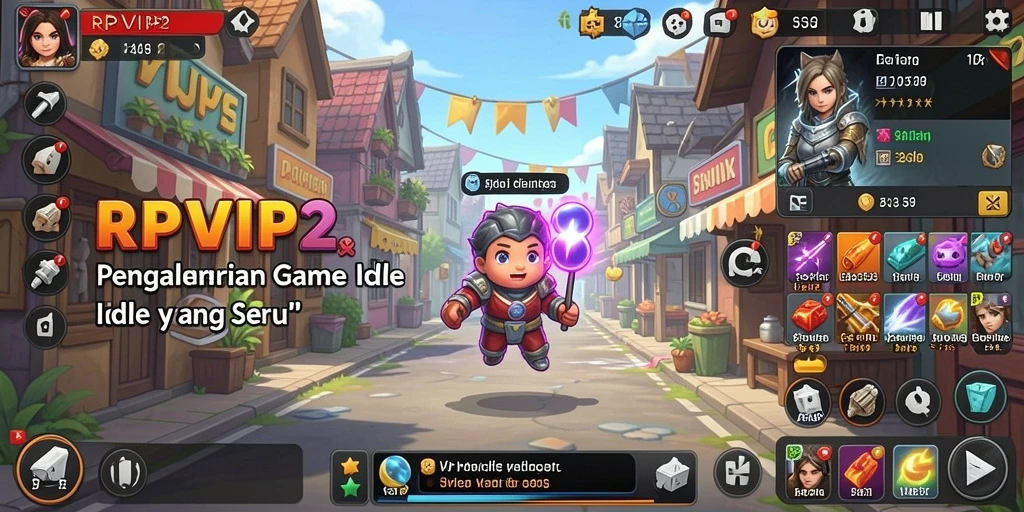 Tampilan gameplay RPVIP2 yang santai dan menyenangkan.