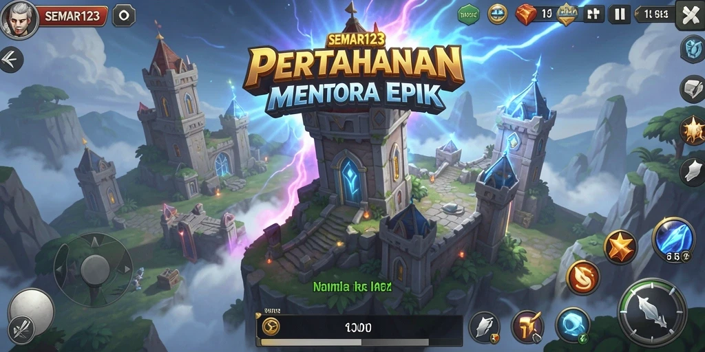 Tangkapan layar dari gameplay Tower Defense yang seru dan strategis.