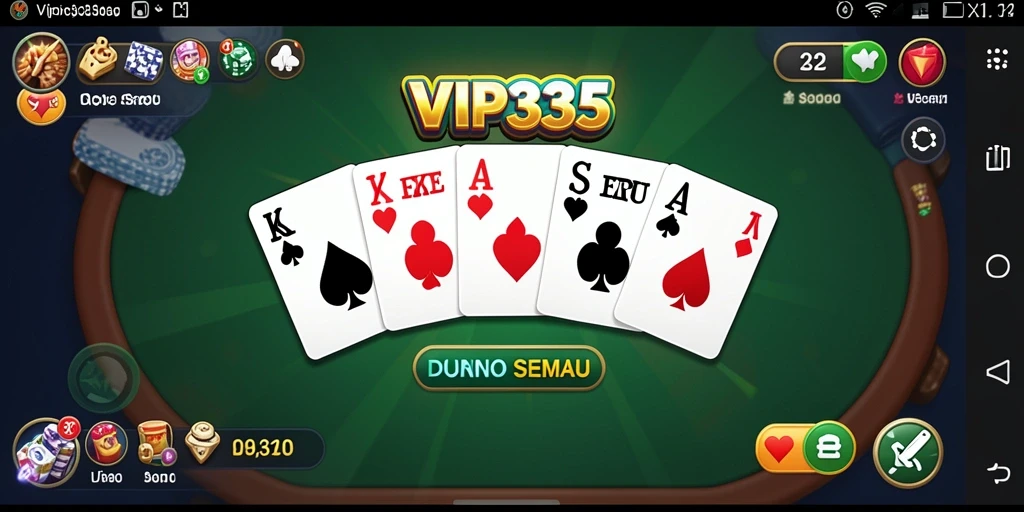 Screenshot gameplay menunjukkan pertempuran seru dalam permainan Domino.