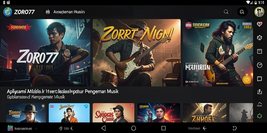 Screenshot ZORO77 menampilkan gameplay seru dan interaktif.