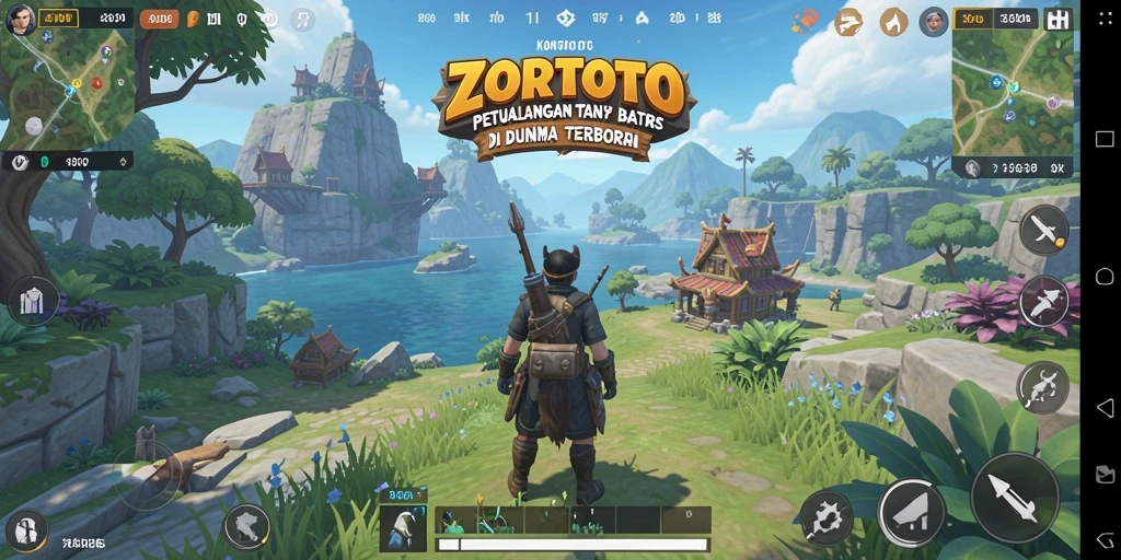 Screenshot ZORTOTO menampilkan aksi mendebarkan dari gameplay Open World.